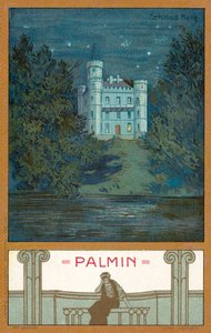 Berg Slot, Bayern (chromolitho) af (after) German School