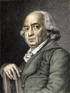 Portræt af Johann Gottfried von Herder Tysk digter og filosof - Portræt af den tyske forfatter og filosof Johann Gottfried Herder (1744-1803) - Gravering Privat samling