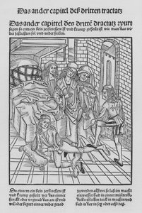 The Book of Cirurgia af Hieronymus Brunschwig (litho) af (after) German School