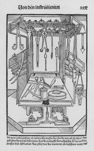 Bogen Cirurgia af Hieronymus Brunschwig (Litho) af (after) German School