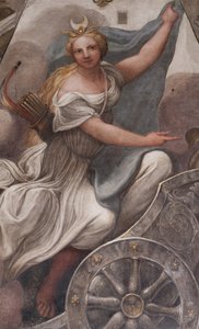 Diana på en vogn af (c.1489 1534) Correggio