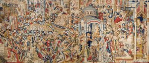 The Trojan War: The Destruction of Troy, ca. 1470 (tapet)