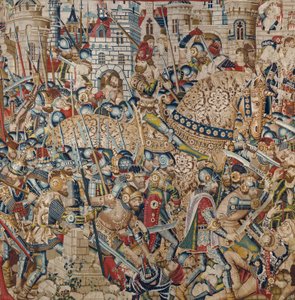 The Trojan War: The Destruction of Troy, ca. 1470 (tapet)