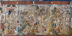 The Trojan War: The Rape of Helen, ca. 1470 (tapet)