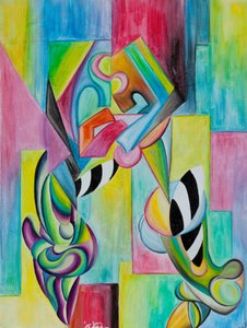Lovers abstrakt