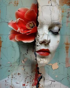 Broken Sleeping Beauty online Canvas Art prints  vægportrætter til salg af F. Abderrahim