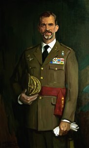 Portræt af Felipe VI af Alejandro Cabeza