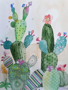 Kaktusser af Marys Watercolors