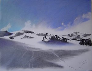 Savoie februar 30x40 af Simon Fletcher