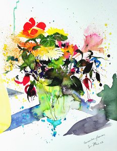 Novemberblomster 56 x36 2002
