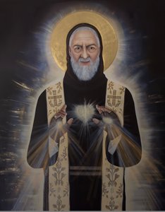 Pater Pio af Simone Amon