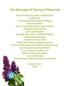 The Message of Spring of Rosental af Johanna Thier