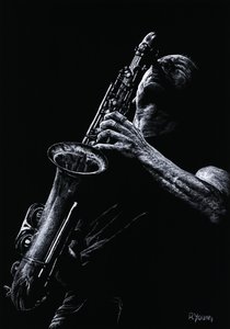 Eklektisk saxofon af Richard Young