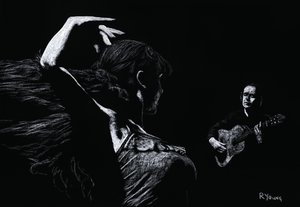 Flamenco-optræden af Richard Young