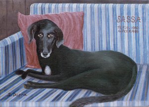 Vores hund Sassa