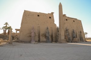 Luxor-templet, oldegyptisk arkitektur i Luxor