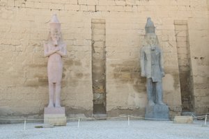 Luxor-templet, oldegyptisk arkitektur i Luxor