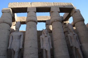 Luxor-templet, oldegyptisk arkitektur i Luxor