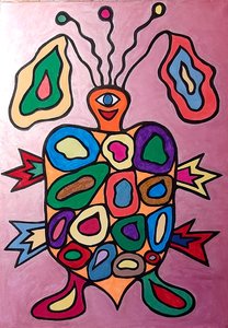 Sam skildpadden af Steffi_Seiler_Art