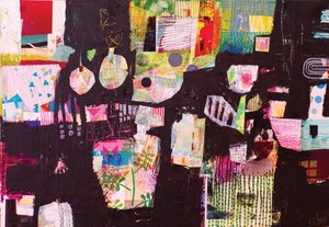 Black Abstraction 7 af OBOSHI