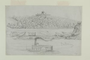 Pencil Drawing Glen Eden af A.B. Greene af A.B. Greene