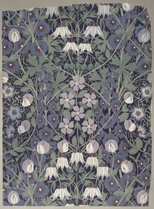 Columbine, lavet af Jeffrey & Co., London (tapet) af A.F. Vigers