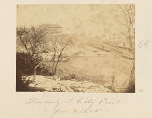 Landing ved City Point, Virginia af A.J. Russell