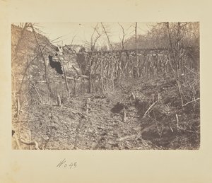 Trestle Bridge over Bull Run af A.J. Russell