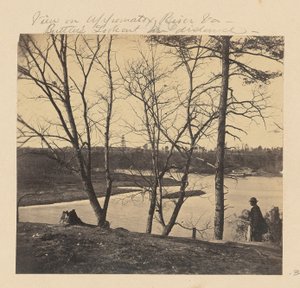 Udsigt over Appomattox-floden i Virginia. Butler