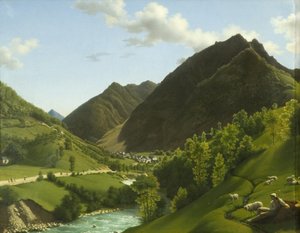 En dal i Pyrenæerne af A.L.R.M. Duperraux