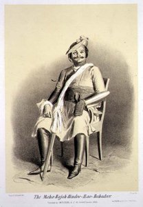 Maha-Rajah-Hindoo-Rao-Babadoor, fra 