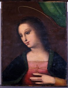 Portræt af Maria (tempera på træ)
