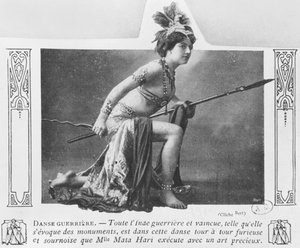 Mata Hari i en krigsdans, begyndelsen af det 20. århundrede af A. Bert