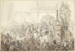 Kirkelig ceremoni af A. Burg