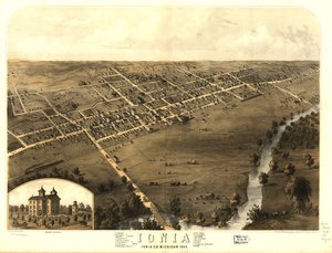 Ionia, Ionia Co, Michigan 1868. LOC 73693432