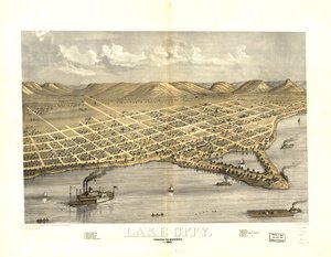 Lake City, Wabasha Co, Minnesota 1867. LOC 73693454
