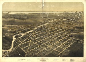 Monroe, Monroe Co, Michigan 1866. LOC 73693438