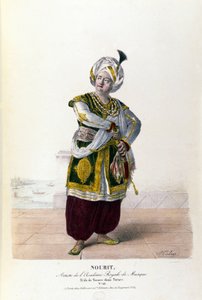 Adolphe Nourit i operaen Tarare af Antonio Salieri (1750 - 1825). af A. Colin
