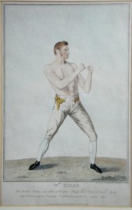 Wm. Eales, den videnskabelige professor i sin holdning til selvforsvar, udgivet 1819 (radering) af A. Easton