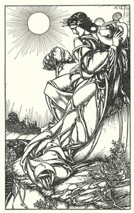 Illustration til Tennysons In Memoriam (kobberstik) af A. Garth Jones