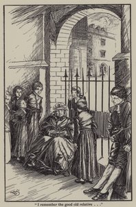 Illustration til The Essays of Elia af Charles Lamb (litho)