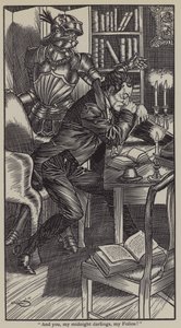 Illustration til The Essays of Elia af Charles Lamb (litho)