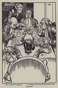 Illustration til The Essays of Elia af Charles Lamb (litho)