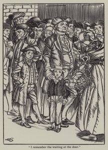 Illustration til The Essays of Elia af Charles Lamb (litho) af A. Garth Jones