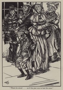 Illustration til The Essays of Elia af Charles Lamb (litho) af A. Garth Jones