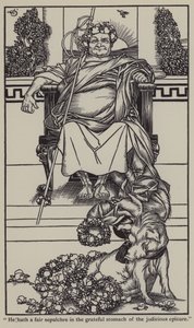 Illustration til The Essays of Elia af Charles Lamb (litho) af A. Garth Jones