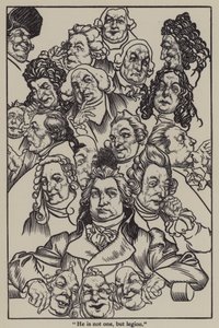 Illustration til The Essays of Elia af Charles Lamb (litho)