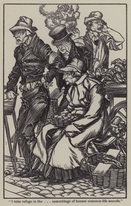 Illustration til The Essays of Elia af Charles Lamb (litho) af A. Garth Jones