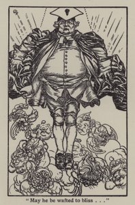 Illustration til The Essays of Elia af Charles Lamb (litho) af A. Garth Jones