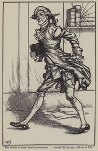 Illustration til The Essays of Elia af Charles Lamb (litho) af A. Garth Jones